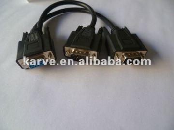 high quality Computer VGA splitter y type Cable