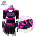 Rosa persunalizata tutta a Star Cheerleader Outfit Young Close Cloud Chear Unifores cun strass