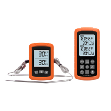 Dual Probe Wireless Digital Meat Thermometer for BBQ Grill Smoker