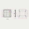 mini Encrypting Pin Pad for portable kiosk