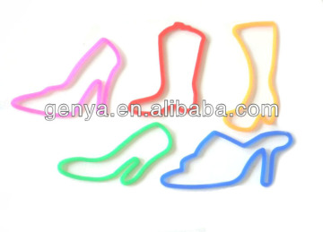 colorful Silly Silicone Elastic Rubber Bracelet, rubber bands