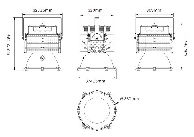 500watt LED High Bay