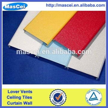 aluminum lath ceiling,aluminum metal slat ceiling panel