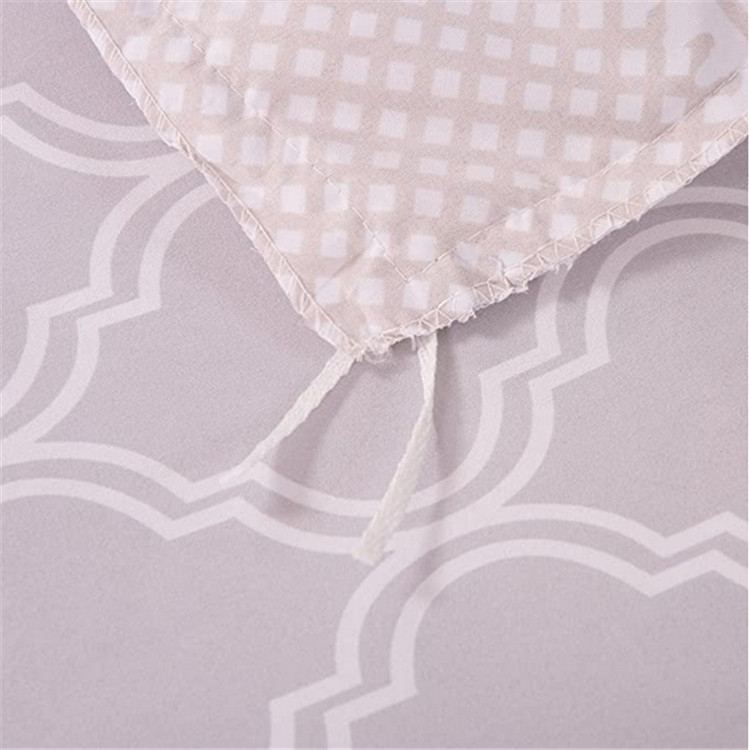 100% polyester microfiber fabric printing bedding Duvet Cover 3pcs Set with zipper closure