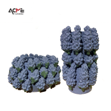 Handcrafted Nordic Fruit Ceramic Vases in Lavender Shape: Elegant Decorative Pieces for Hotel and Home