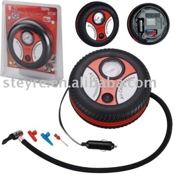 cyclo-shape auto air inflator , 12v air inflator , 12v car compressor,12v tire inflator