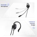 Großhandel Mono Telefon Earhook 3,5 mm USB -Drahtregelregel Headset