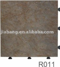 Porcelain interocking flooring with PE base--R011