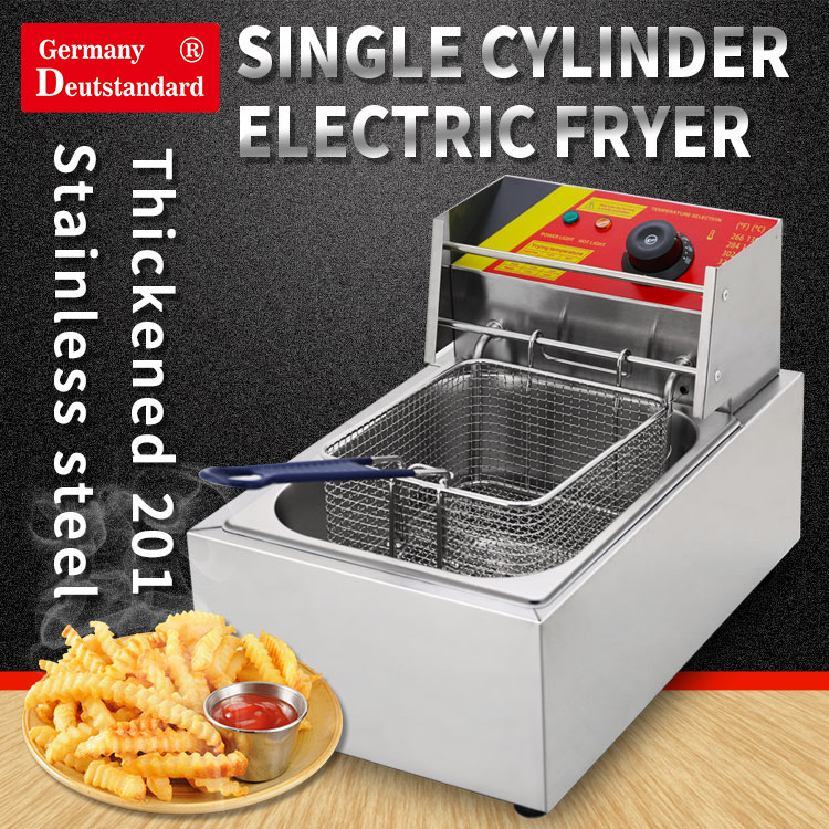 One Tank Electric Fryer Frittier professionelle Tabletop Restaurant Küche Frittiermaschine