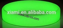 quantity production price cutting glow in dark cuminous silicone wristband glow
