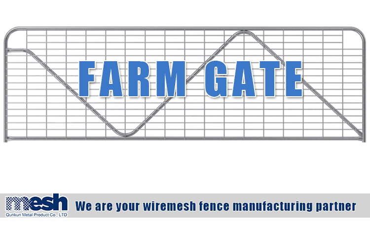 China supplier New design galvanized 6 foot farm W stay gate