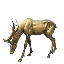 Garden decoration life size resin elk sculpture