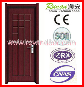 PVC interior door laminated wooden door