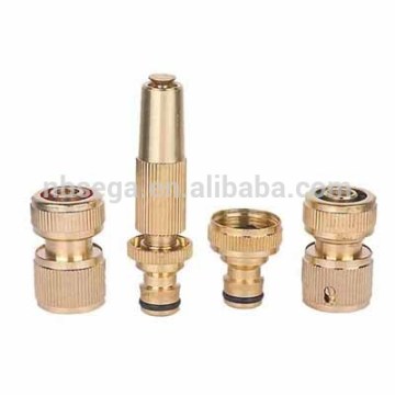 4pcs 1/2" brass hose nozzle set