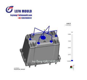 Wheelie bin molds Plastic rubbish bin Mould