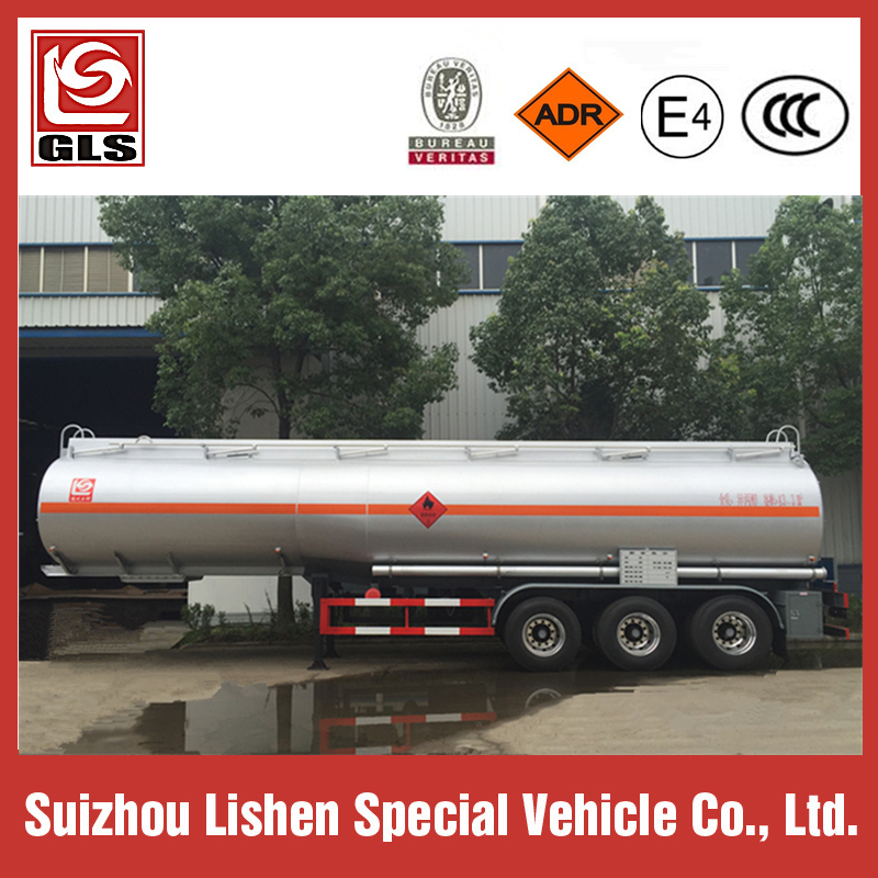 Tri-axle 43.5CBM Flammable Liquids Transport Tank Trailer