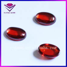 Oval Cabochon Cut Synthetic Cubic Zirconia Oval Shape Garnet Zircon Gemstone