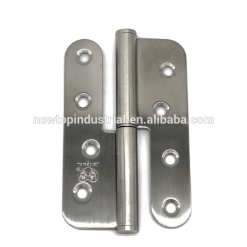 High quality flag shape pivot hinges for wood doors stainless steel