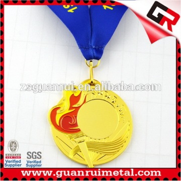 High Quality Hot Sale metal medal and ribbon