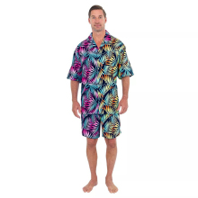 Hot Sale Custom Print Hawaiian Aloha Beach Shirts