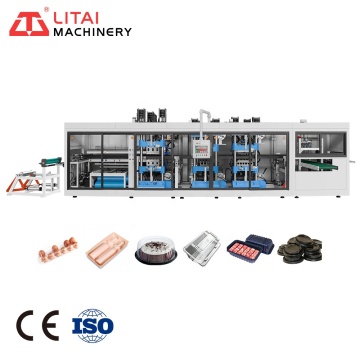 Automatic Fruit Plastic Box Making Machine for Food Packaging