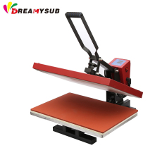 2019 New Red Heat Transfer Flat Heat Press Machine 40x60cm Sublimation T-Shirt Press Machine