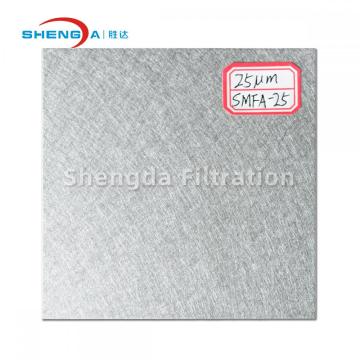 Material de filtro de fibra de metal sinterizado