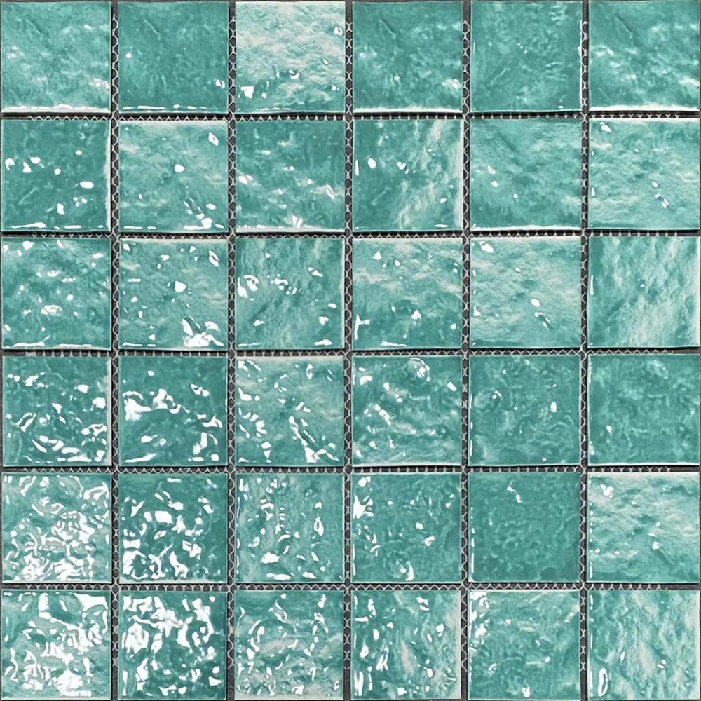 Serie d'onda del Marocco Mosaico in piscina in ceramica