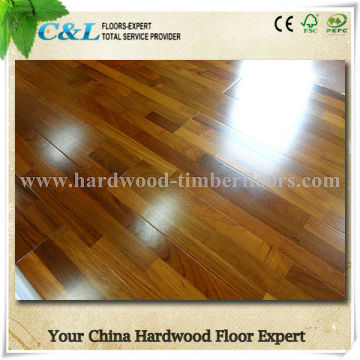 waterproof multi-layers engineered wood flooring teak wood