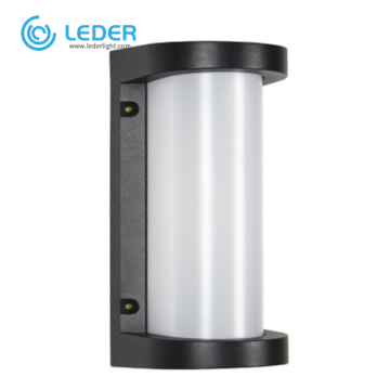 Luminária de parede LED para exterior LEDER Cool White Morden