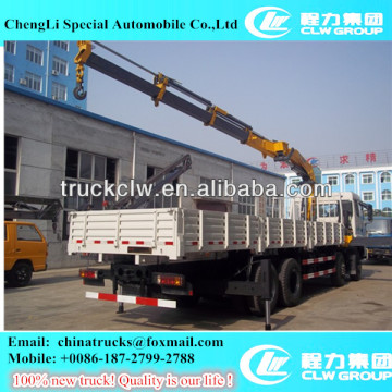 16Ton dongfeng 8*4 Truck Crane, Truck Mounted Crane