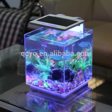 LED lamp acrylic fish tank aquarium for coffe table aquarium
