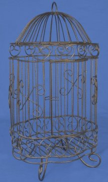 Metal iron bird cage