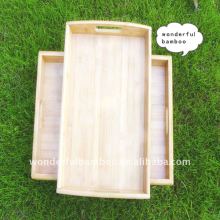 Eo-friendly bamoo tray with FDA,LFGB,Certificate