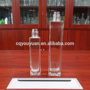 Wholesale screw top transparent white olive oil bottle 250ml