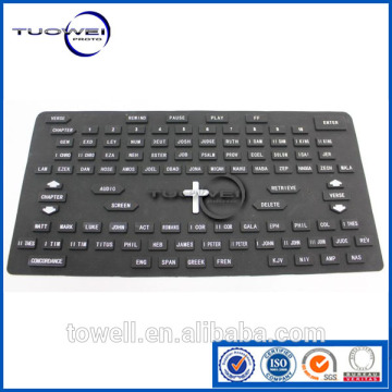 vacuum casting laptop keyboard silicone pad paototype manufacturing