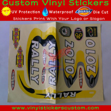 oval bumper stickers with letters