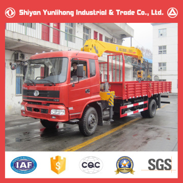 crank truck dealer in china / 4x2 truck with crane / 5 tons truck crane