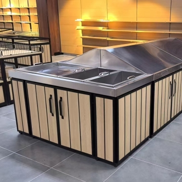 High Quality Supermarket Fruit and Vegetable Display Shelf