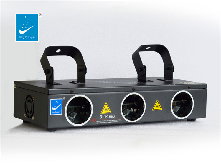 2020 NEW Big dipper RGB full color Three-eye Laser Light show equipment B10RGB/3