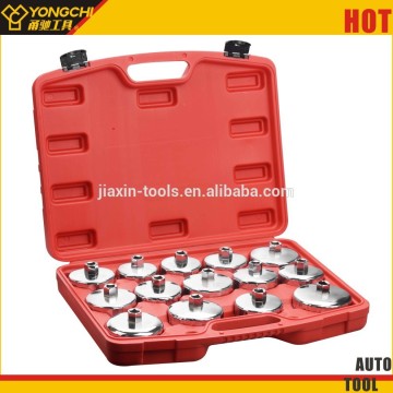 14pcs cup style oil filter wrench set