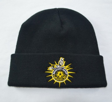 Promotional Black Knitted Caps with Logo