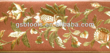 Golden Wallpaper Border metallic