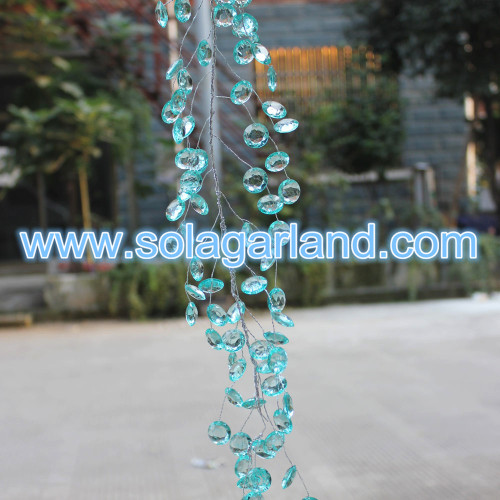 18MM Acrylic Crystal Wire Beaded Branch