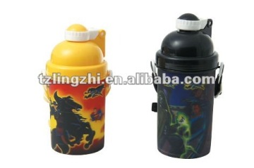 3D plastic childdren water bottle