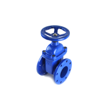 Hot selling cast iron steam and water manual metal wafer gate valve dn400