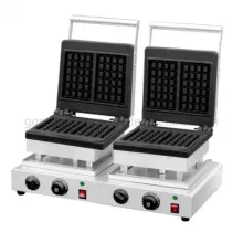 Hot Selling Double Square Plate Waffle Maker