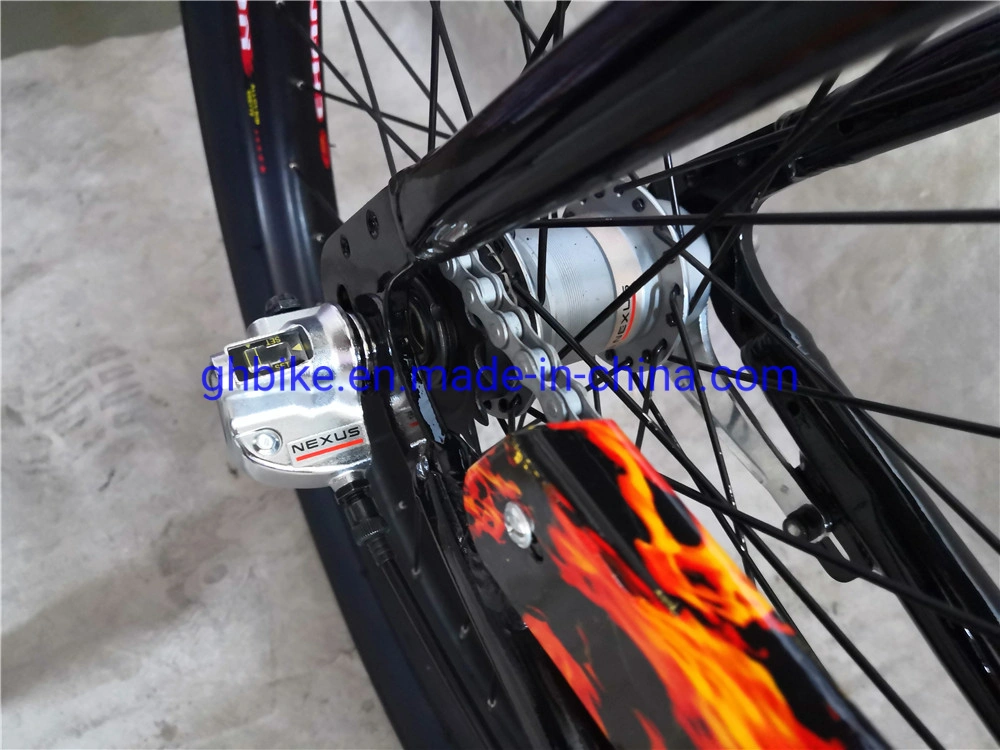 2020 New Mens 3 Speed Mens Fat Tire Beach Cruiser Bicycle Bikes