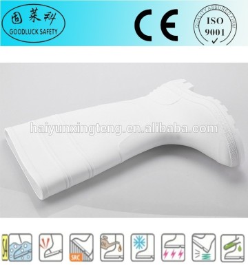 White Color Farmer PVC Boots PVC Working Safety Boots