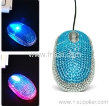 Blue Led Bling Mouse Smallest Gift Mouse?